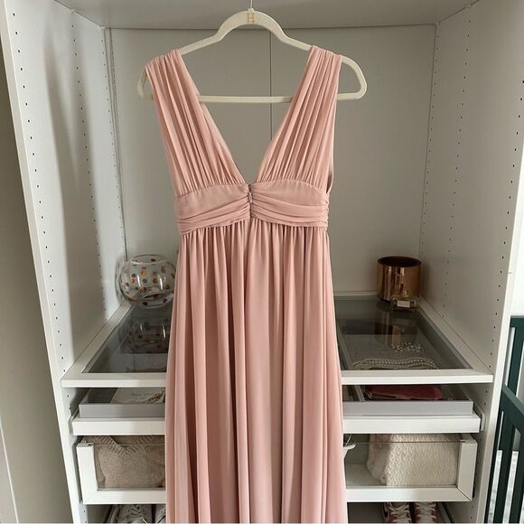 Lulu's Blush Pink Maxi Dress - Picture 10 of 16